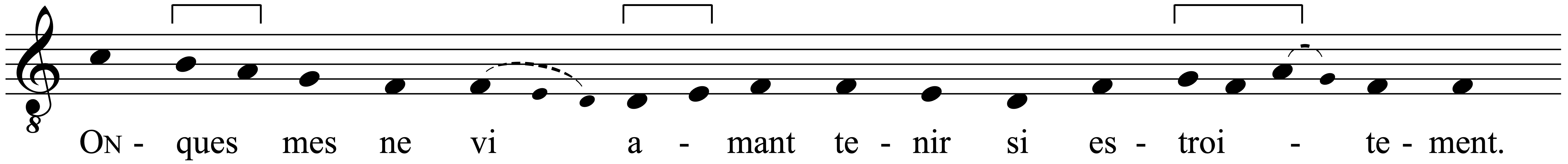 Work musical notation